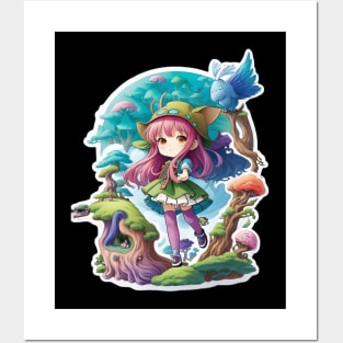 Chibi Adventurer Girl Posters and Art